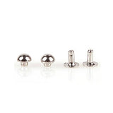 6mm SS Mushroom Rivet Stud Punk LeatherCraft Rivets Bracelet Bag