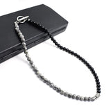 6mm Stainless Steel Tiger Eye Map Stone Necklace Men Women