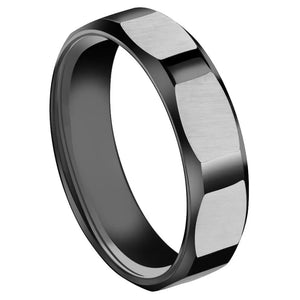 6mm Stainless Steel Wedding Bands for Men Punk Rock Sports Ring Boys
