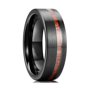 6mm Tungsten Carbide Wedding Ring Brushed or Hammered Unisex Engagement Ring