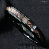 6mm Red Forest Camo Band Tungsten Ring