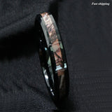 6mm Red Forest Camo Band Tungsten Ring