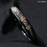 6mm Red Forest Camo Band Tungsten Ring