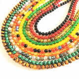 6mm Agate Bracelets for Girls 108 Prayer Malas Various Designs
