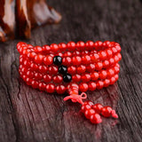 6mm Agate Bracelets for Girls 108 Prayer Malas Various Designs
