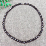 6mm Hematite Beads Necklaces Round Bead Health Care Choker