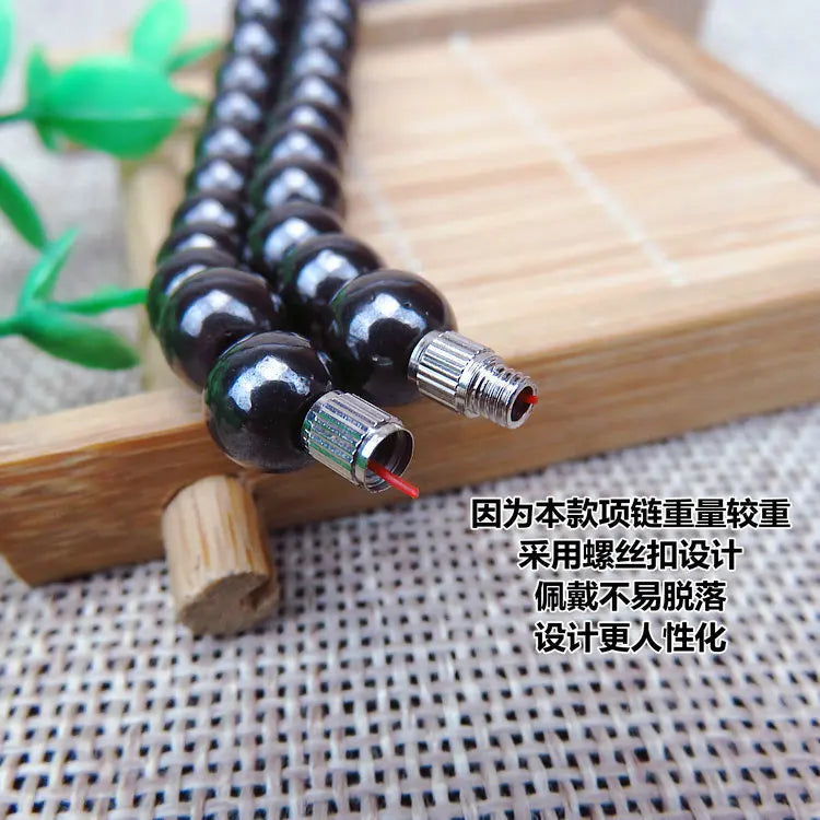 6mm Hematite Beads Necklaces Round Bead Health Care Choker