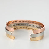Personalized Coordinates Name Date Bracelet Stainless Steel Cuff Bangle