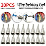6mm Wire Twisting Tools Electrician Twister 1.5-6 Square 2-6 Way Hexagonal Twist