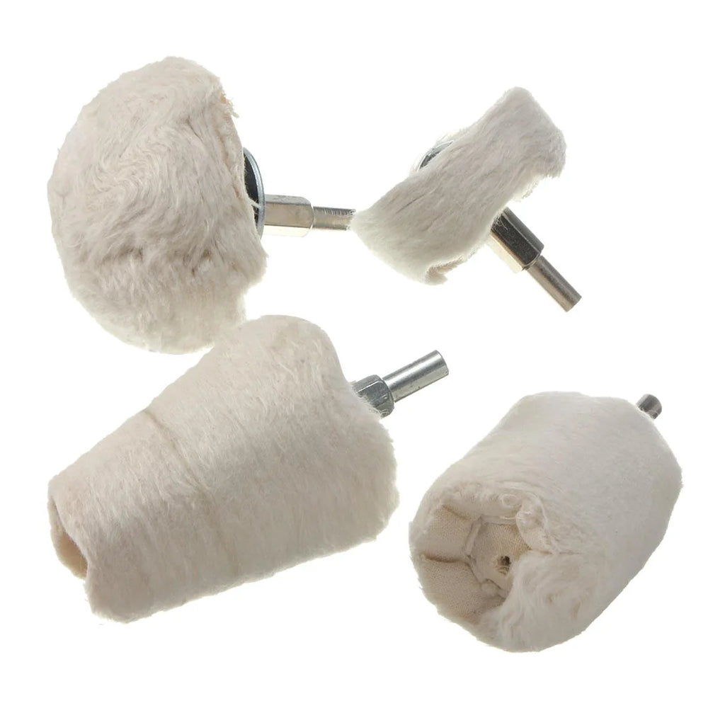 6mm Cloth Wheel with Handle Metal Mirror Jewelry Polishing