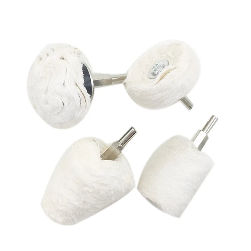 6mm Cloth Wheel with Handle Metal Mirror Jewelry Polishing