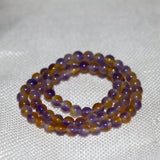 6mm Multicolor Stone Jades Stone Chalcedony Round Beads Bracelet 18inch