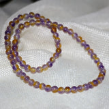 6mm Multicolor Stone Jades Stone Chalcedony Round Beads Bracelet 18inch