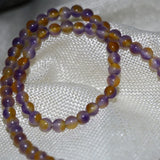 6mm Multicolor Stone Jades Stone Chalcedony Round Beads Bracelet 18inch