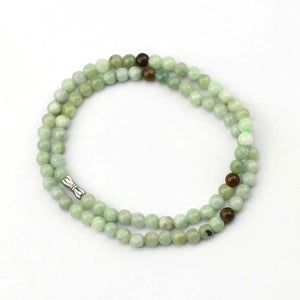 6mm Myanmar Jade Stone Beads Necklace for Women