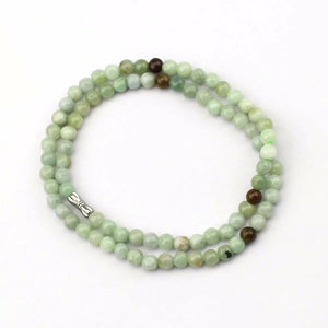 6mm Myanmar Jade Stone Beads Necklace for Women