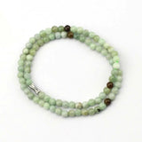 6mm Myanmar Jade Stone Beads Necklace for Women