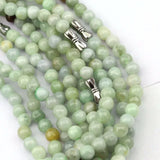 6mm Myanmar Jade Stone Beads Necklace for Women