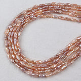 6mm Natural Freshwater Keshi Loose Pearls Beads Strand