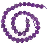 Natural Amethyst Beads 6mm-10mm Round Loose for Bracelet