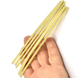 6pc Raw Brass Bracelet Stamping Blank Bangles 140x4x0.80mm