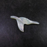 6pc Tiny Whale Tail Shell Bead Sea Shell Beads For Jewelry Making 12x24mm