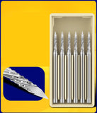 Tungsten Carbide Burr Rotary Files Engraving Tool End Mill