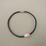 6pcs Baroque Pearl Leather Rope Bracelet