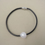 6pcs Baroque Pearl Leather Rope Bracelet