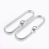 6pcs European Style Chains DIY Bracelets Component Finding with Heart Clasps
