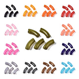 6pcs 20colors Acrylic Tube Beads for Bracelet Jewelry Making DIY 34.5x13x11mm