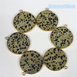 6pcs 30mm Pendant Base Silver Plated Antique Bronze DIY Jewelry