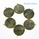 6pcs 30mm Pendant Base Silver Plated Antique Bronze DIY Jewelry