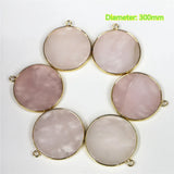 6pcs 30mm Pendant Base Silver Plated Antique Bronze DIY Jewelry