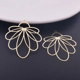 6pcs Rose Earring Drop Charms Silver DIY Jewelry Making