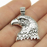 6pcs Antique Eagle Head Charms 33x29mm