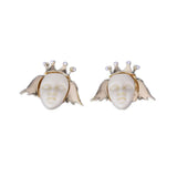 6pcs 35*27mm Queen Face 3D Resin Metal Charms for DIY Jewelry Making