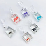 6pcs Goldfish Resin Charms For Earrings Fish in Water Bag EarDrop DIY