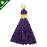 Set of 6 Mini Tassels in Pantone Colors for Jewelry Making