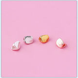 6pcs 925 Sterling Silver Triangle Spacer Beads for DIY Jewelry Making