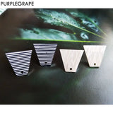 6pcs Acrylic Ear Pin Diy Earrings Jewelry Material Retro