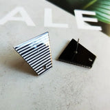 6pcs Acrylic Ear Pin Diy Earrings Jewelry Material Retro