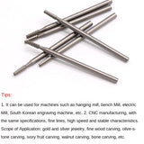 6pcs Tungsten Steel Burs for Olive Carving Wood Milling Cutter 2.35MM