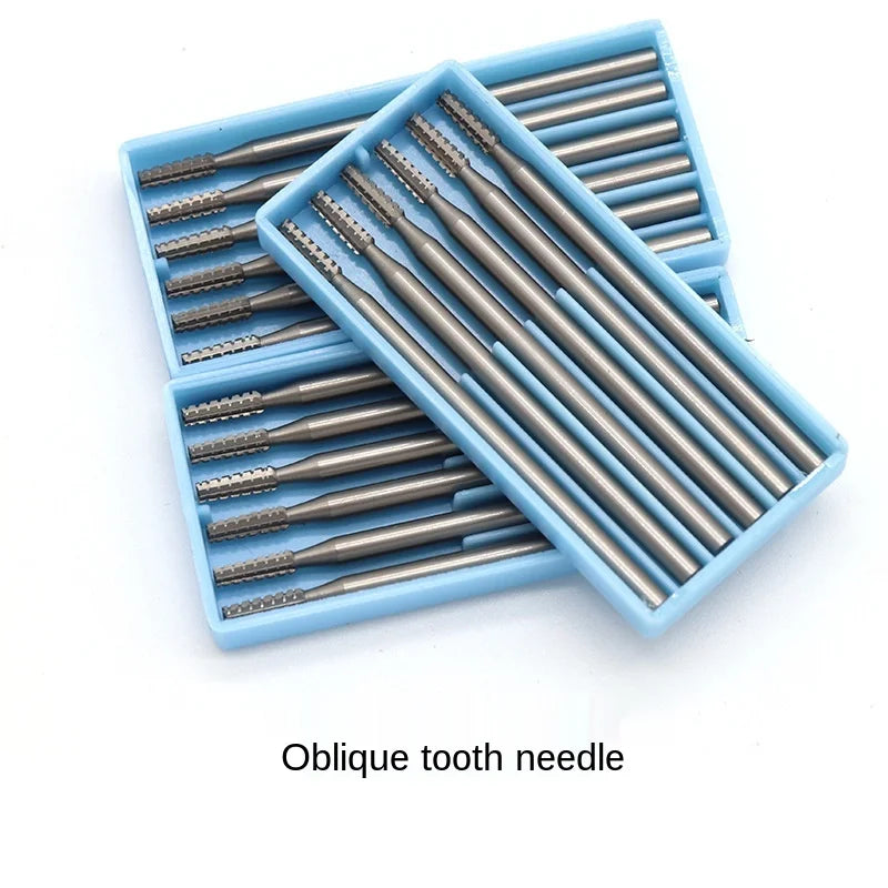 6pcs Tungsten Steel Burs for Olive Carving Wood Milling Cutter 2.35MM