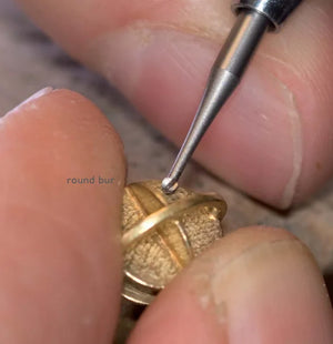 6pcs Tungsten Steel Round Burs Engraving Router Bit Wood Milling Cutter
