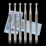 6pcs Tungsten Steel Round Burs Router Bit Wood Milling Cutter