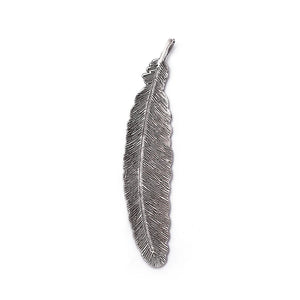6pcs Feather Pendants for Jewelry Making DIY Necklace Accessories