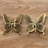 6pcs Antique Silver Goddess Butterfly Fairy Charms Pendant