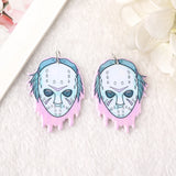 6pcs Colorful Acrylic Pendant Charms for DIY Earring Necklace
