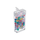 6pcs Clear Rectangle Plastic Bead Storage Containers Earring Jewelry Box